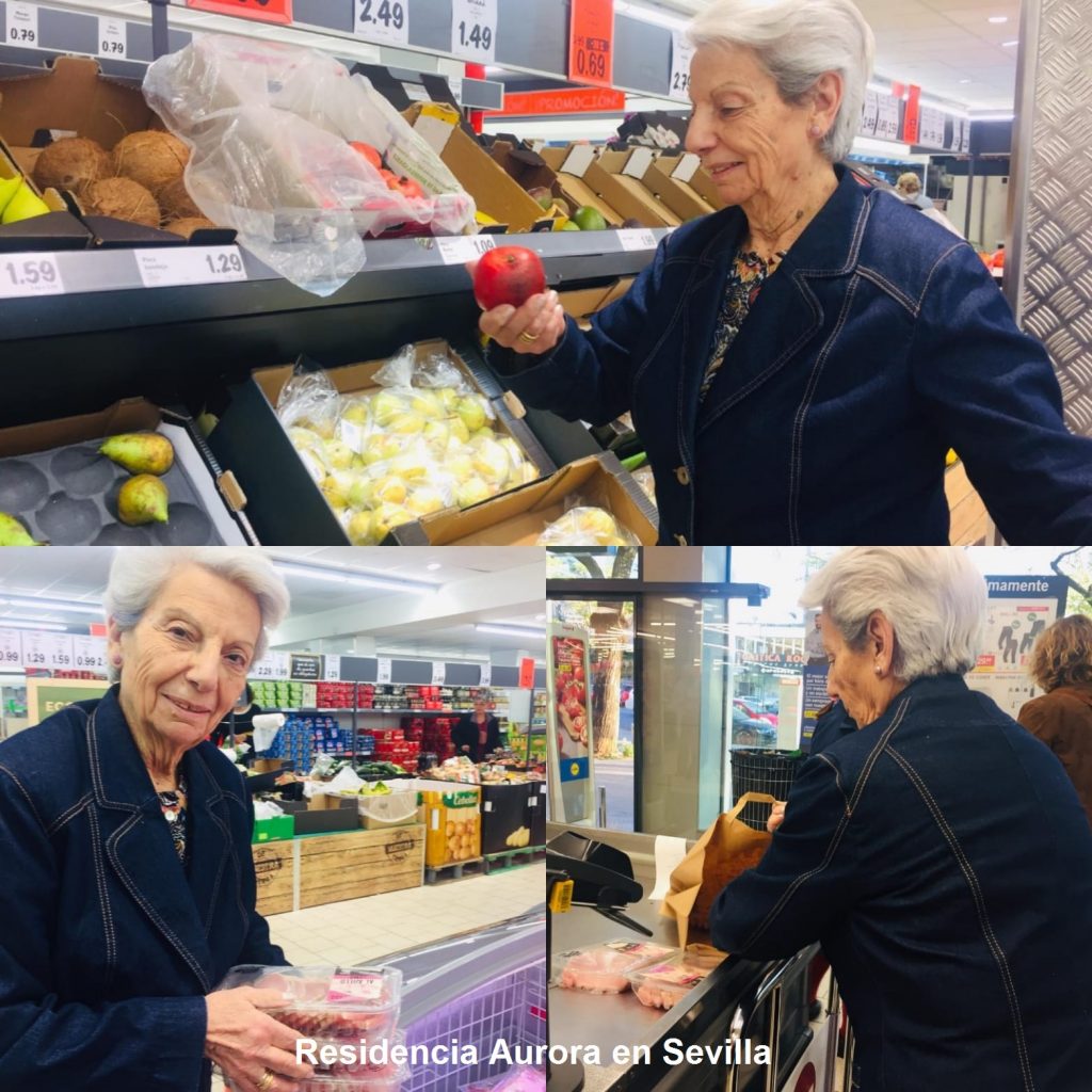 Nuestros abuelos hacen la compra por si solos