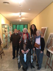 Visitas exposiciones pintura Residencia Aurora en Sevilla