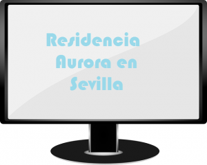 Ver TV en la tercera edad. Residencia en Sevilla Aurora