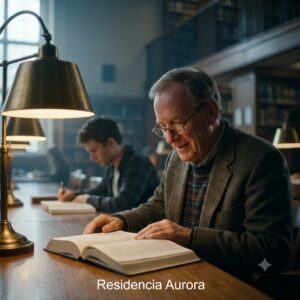 Las Personas mayores y los estudios. Aprender. Residencia Aurora en Sevilla