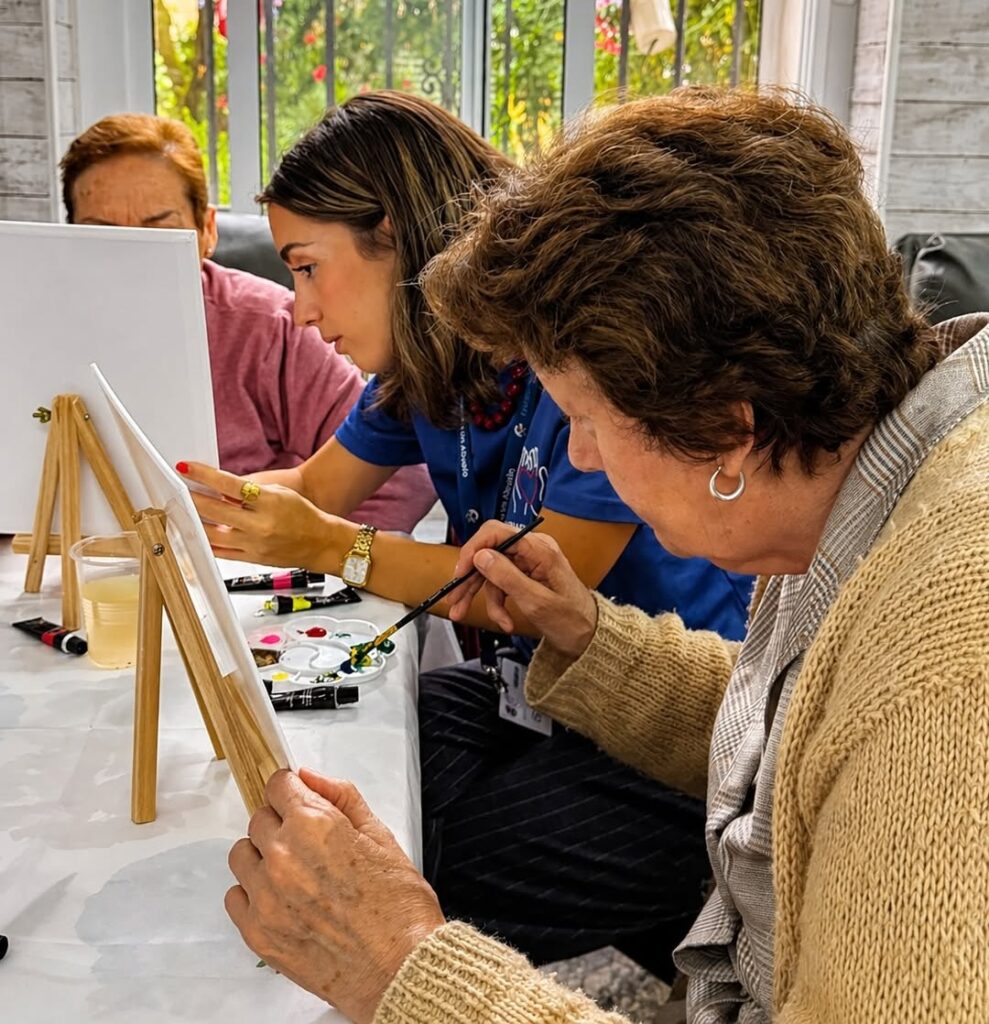 Taller de pinturas. Residencia Aurora SEvilla