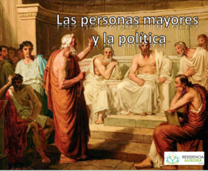 Personas mayores y la política. Residencia Aurora SEvilla